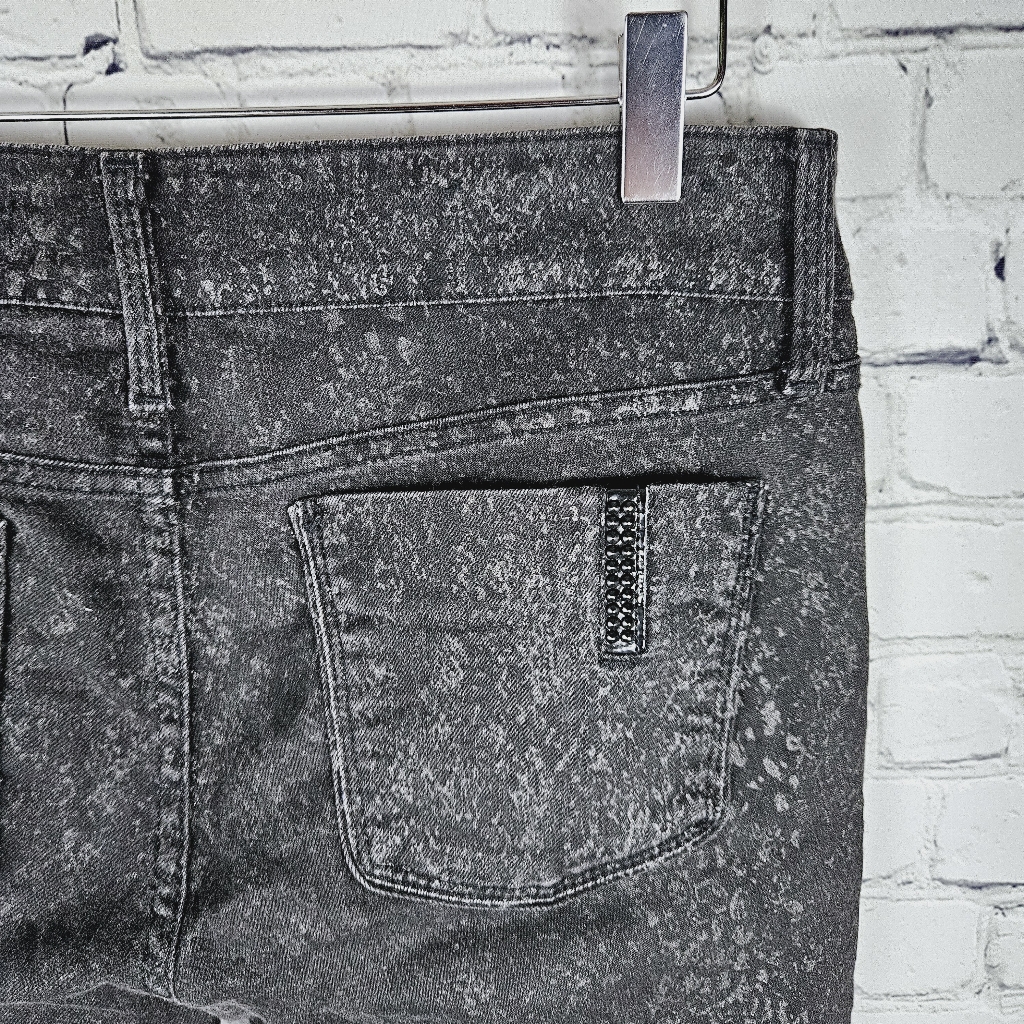 Blach Orchid | Black Widow Suble Snake Python Print Skinny Stretch Jeans